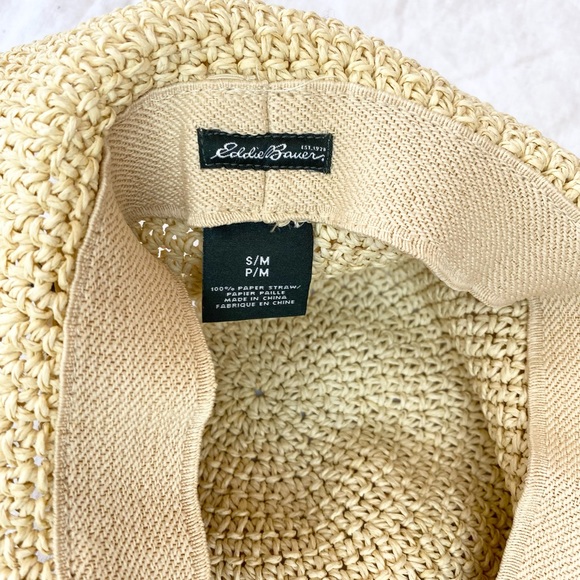 Eddie Bauer Packable Paper Straw Sun Hat - Picture 9 of 10